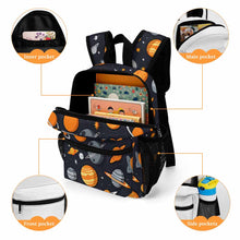 Lade das Bild in den Galerie-Viewer, Einzelbild-Design 13 Zoll Volldruck Kinderschultasche Schulrucksack mit Fotos Muster Text Logo selbst gestalten und bedrucken
