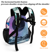 Lade das Bild in den Galerie-Viewer, Multi-Image-Design 13 Zoll Volldruck Kinderschultasche Schulrucksack mit Fotos Muster Text Logo selbst gestalten und bedrucken
