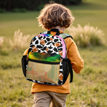 Lade das Bild in den Galerie-Viewer, Multi-Image-Design 13 Zoll Volldruck Kinderschultasche Schulrucksack mit Fotos Muster Text Logo selbst gestalten und bedrucken
