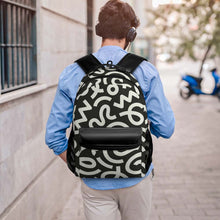 Lade das Bild in den Galerie-Viewer, Lässiger Taschen Rucksack Schultasche Schulrucksack XB0604193 mit Fotos Muster Text Logo selbst gestalten und bedrucken
