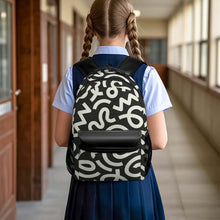 Lade das Bild in den Galerie-Viewer, Lässiger Taschen Rucksack Schultasche Schulrucksack XB0604193 mit Fotos Muster Text Logo selbst gestalten und bedrucken
