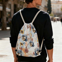 Lade das Bild in den Galerie-Viewer, Canvas Kordelzugbeutel Kordeltasche Rucksack XB0604196 mit Fotos Muster Text Logo selbst gestalten und bedrucken
