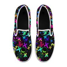 Lade das Bild in den Galerie-Viewer, Damen/Herren Canvas Schuhe Low niedrig geschnittene Segeltuchschuhe (linyabin) selbst gestalten und bedrucken
