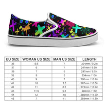 Lade das Bild in den Galerie-Viewer, Damen/Herren Canvas Schuhe Low niedrig geschnittene Segeltuchschuhe (linyabin) selbst gestalten und bedrucken
