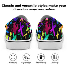 Lade das Bild in den Galerie-Viewer, Damen/Herren Canvas Schuhe Low niedrig geschnittene Segeltuchschuhe (linyabin) selbst gestalten und bedrucken
