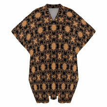 Lade das Bild in den Galerie-Viewer, Einzelbild-Design Herren / Männer Morgenmantel Pyjama mit V-Ausschnitt und Schmetterlingsärmeln YKL01 mit Foto Design Motiv Text selbst gestalten und bedrucken
