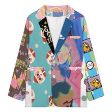 Lade das Bild in den Galerie-Viewer, Multi-Image-Druck Herren / Männer Freizeitanzug Casual Suit Z34W mit Fotos Muster Text Logo selbst gestalten und bedrucken
