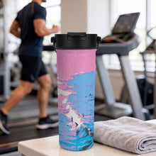 Lade das Bild in den Galerie-Viewer, Personalisierte Teeflasche mit Sieb 590ml – individuelle Thermoflasche für losen Tee
