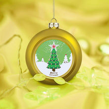 Lade das Bild in den Galerie-Viewer, Kleine Weihnachtskugel mit Foto | Mini Christbaumschmuck gestalten (4cm)
