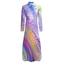 Lade das Bild in den Galerie-Viewer, Personalisiertes Hemdblusenkleid für Damen | Business-Kleid mit Logo bedrucken
