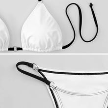 Lade das Bild in den Galerie-Viewer, Sexy Damen / Frauen Bademode Triangel Bikini Set SDS0314 mit Fotos Muster Text Logo selbst gestalten und bedrucken
