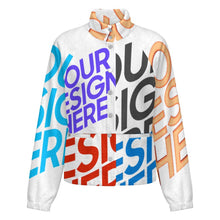 Lade das Bild in den Galerie-Viewer, Multi-Image-Druck Damen / Frauen Sweatjacke Stand-Up Collar LM552 mit Fotos Muster Text Logo selbst gestalten und bedrucken
