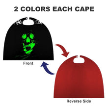 Lade das Bild in den Galerie-Viewer, Satin Umhang Halloween | 70cm Cape Kinder &amp; Erwachsene | Klettverschluss
