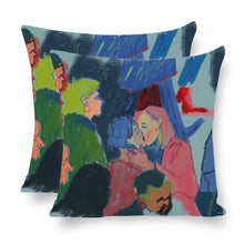 Lade das Bild in den Galerie-Viewer, Leinen Kissenbezug Personalisiert | 45x45 cm Atmungsaktiv | Custom Linen Pillow
