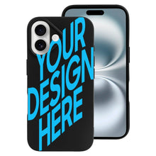 Lade das Bild in den Galerie-Viewer, Handyhülle für Apple iPhone 16 Serie aus TPU Leder mit Foto Text selbst gestalten und bedrucken
