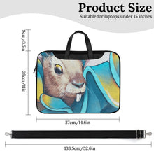 Lade das Bild in den Galerie-Viewer, Laptoptasche aus Leder personalisieren | Firmengeschenk mit Logo
