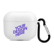 Lade das Bild in den Galerie-Viewer, Kopfhörer Schutzhülle Hülle für Apple AirPods (Neue 3. Generation) Bluetooth Kopfhörer mit Foto Design Motiv Text selbst gestalten und bedrucken
