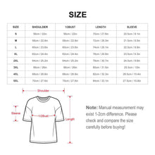 Lade das Bild in den Galerie-Viewer, Voll Druck Reiner Baumwolle Locker geschnittenes T-Shirt mit überschnittenen Schultern und mittellangen Ärmeln S28T mit Foto Design Motiv Text selbst gestalten und bedrucken

