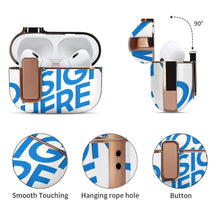Lade das Bild in den Galerie-Viewer, Voll Druck Apple Airpods Pro 2 Kopfhörer Hülle Schutzhülle Case Cover (Schnalle mit galvanisiert) mit Fotos Muster Text Logo selbst gestalten und bedrucken
