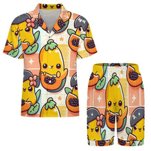 Lade das Bild in den Galerie-Viewer, Personalisierter Herren Schlafanzug aus Eisseide | Pyjama Set mit Foto
