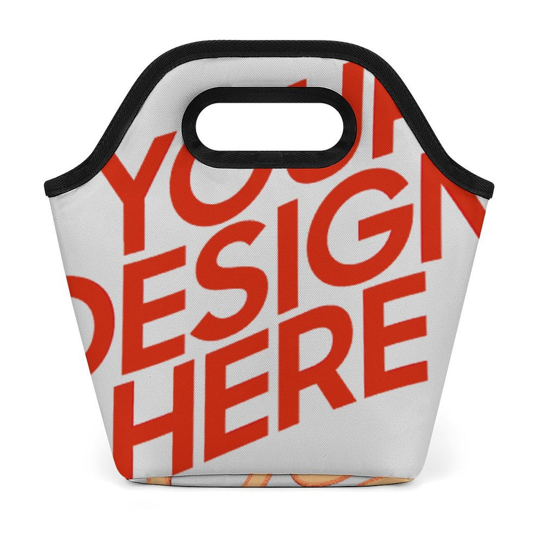 Multi-Image-Druck Tragbare Lunchtasche mit Fotos Muster Text Logo selbst gestalten und bedrucken