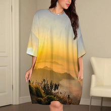 Lade das Bild in den Galerie-Viewer, Personalisierbares Flanell Nachthemd | Plus Size Schlafshirt gestalten
