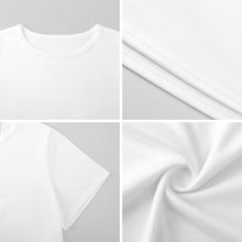 Lade das Bild in den Galerie-Viewer, Damen / Frauen Lockeres Kurzarm Pyjama Nachthemd LM413 mit Fotos Muster Text Logo selbst gestalten und bedrucken
