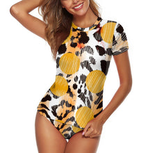 Lade das Bild in den Galerie-Viewer, Kurzarm-Bikini-Set Damen UV-Schutz | Triangel personalisierbar
