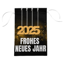 Lade das Bild in den Galerie-Viewer, Gartenflagge mit Foto Selbst Gestalten und Bedrucken 2025 Frohes Neues Jahr
