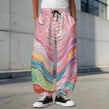 Lade das Bild in den Galerie-Viewer, Herren Jogginghose Waffelstrick mit individuellem Druck
