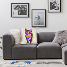 Lade das Bild in den Galerie-Viewer, Kissenbezug Baumwolle Leinen Personalisiert | Landhaus Stil 45x45 | Custom Linen Pillow

