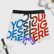 Lade das Bild in den Galerie-Viewer, Multi-Image-Druck NS6005002 Herren Unterhose / Männer Boxershort High Waist und mit breitem Elastikbündchen mit Fotos Muster Text Logo selbst gestalten und bedrucken
