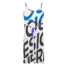 Lade das Bild in den Galerie-Viewer, Multi-Image-Druck Damen / Frauen Ärmelloses Kleid LYQ121 mit Foto Design Motiv Text selbst gestalten und bedrucken (Simple Design)
