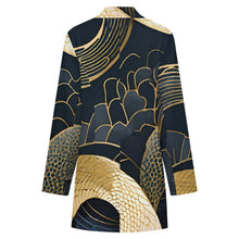 Lade das Bild in den Galerie-Viewer, Damen Blazerkleid mit doppelreihiger Knopfleiste und individuellem Design

