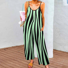 Lade das Bild in den Galerie-Viewer, Damen Jumpsuit Spaghettiträger | Lockerer Overall &amp; Bündchen | Selbst Gestalten
