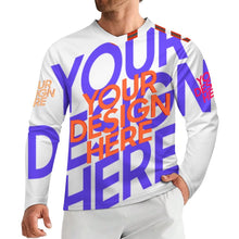 Lade das Bild in den Galerie-Viewer, Herren / Männer Rugby Trikot langes T-Shirt WL mit Foto Design Motiv Text selbst gestalten und bedrucken (Simple Design)
