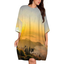 Lade das Bild in den Galerie-Viewer, Personalisierbares Flanell Nachthemd | Plus Size Schlafshirt gestalten
