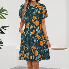Lade das Bild in den Galerie-Viewer, Kurzarmkleid personalisieren | Damen Sommerkleid mit Foto gestalten
