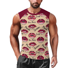 Lade das Bild in den Galerie-Viewer, Personalisierbares Muskelshirt im Raglan-Design – Ärmelloses Tank Top
