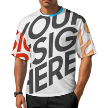 Lade das Bild in den Galerie-Viewer, Voll Druck Reiner Baumwolle Locker geschnittenes T-Shirt mit überschnittenen Schultern und mittellangen Ärmeln S28T mit Foto Design Motiv Text selbst gestalten und bedrucken
