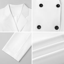 Lade das Bild in den Galerie-Viewer, Damen Blazerkleid mit doppelreihiger Knopfleiste und individuellem Design
