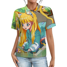 Lade das Bild in den Galerie-Viewer, Damen Polo-Shirt personalisieren | Piqué-Shirt mit eigenem Design

