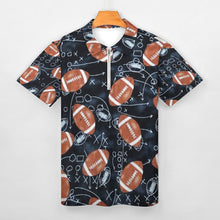 Lade das Bild in den Galerie-Viewer, Baumwoll Poloshirt mit Reißverschluss | Herren Zip Polo gestalten

