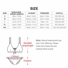 Lade das Bild in den Galerie-Viewer, Spaghetti-Träger Bikini bedrucken | Low-Waist Zweiteiler | Personalisiert
