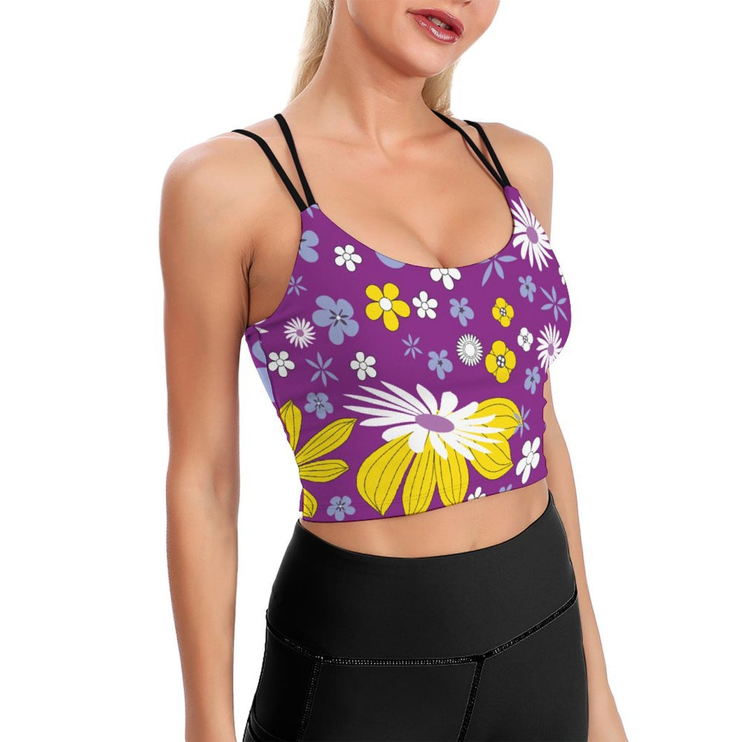 Damen Yoga Top mit Foto | Sport BH Crop Top selbst gestalten