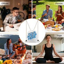 Lade das Bild in den Galerie-Viewer, Canvas Kordelzugbeutel Kordeltasche Rucksack XB0604196 mit Fotos Muster Text Logo selbst gestalten und bedrucken
