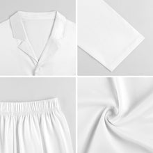 Lade das Bild in den Galerie-Viewer, Herren Pyjama Set personalisieren | Schlafanzug V-Ausschnitt &amp; Foto
