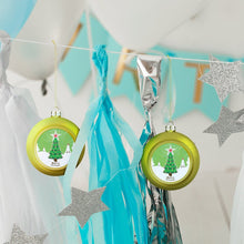 Lade das Bild in den Galerie-Viewer, Kleine Weihnachtskugel mit Foto | Mini Christbaumschmuck gestalten (4cm)
