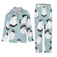 Lade das Bild in den Galerie-Viewer, Herren Pyjama Set personalisieren | Schlafanzug mit Kubakragen
