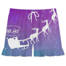 Lade das Bild in den Galerie-Viewer, Zweiteiliges Schlafanzug-Set mit Rüschen – Träger-Top und Shorts individuell bedruckbar, Größe S bis 5XL

